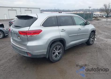 2019 Toyota Highlander Le из США, поврежденный, VIN 5TDBZRFH4KS964178
